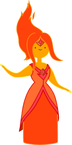 This is the Avatar Image for the Flame Princess (Adventure Time) AI Voice and Text to Speech Generator